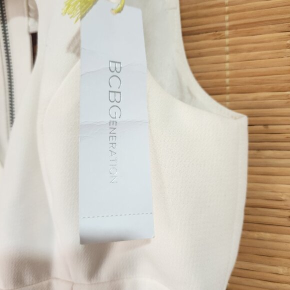 BCB Generation Dress Womens 0 Lined Sleeveless Whisper White New Reg $125.00 - Picture 10 of 11